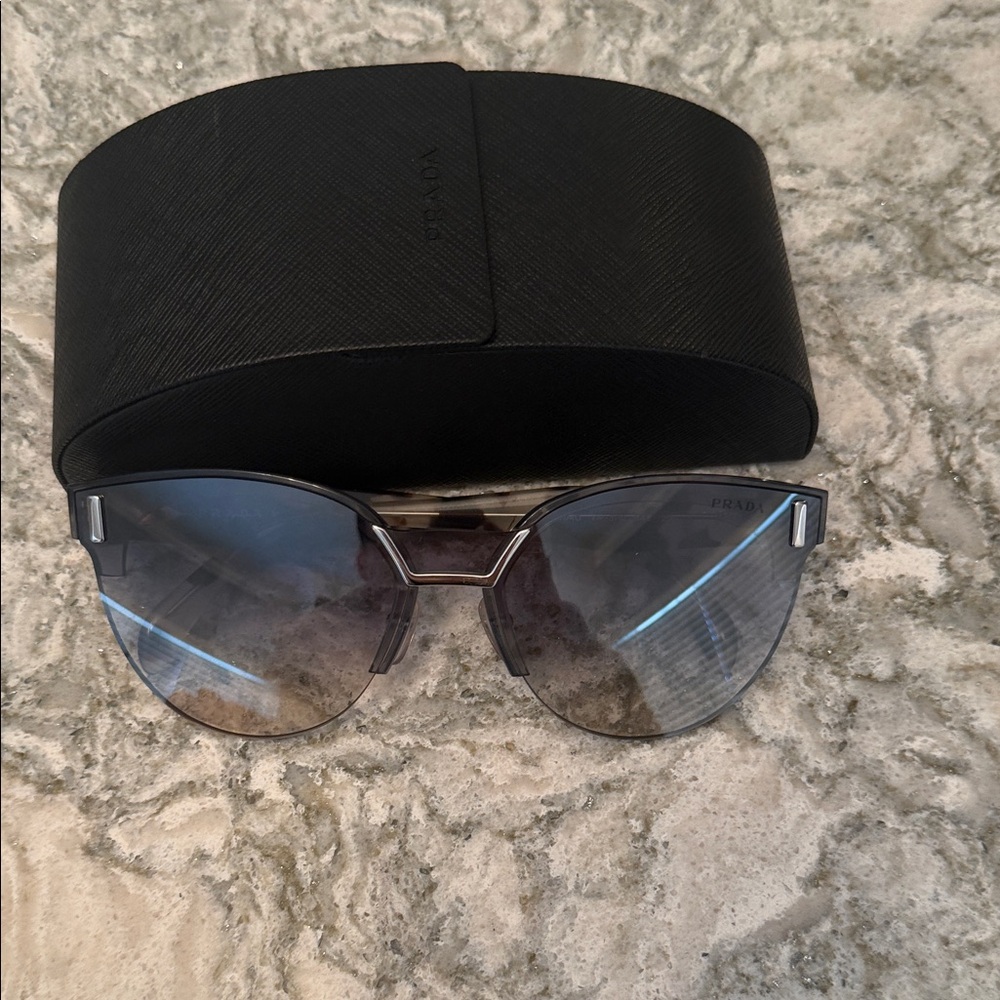 Prada Black and Blue Sunglasses
